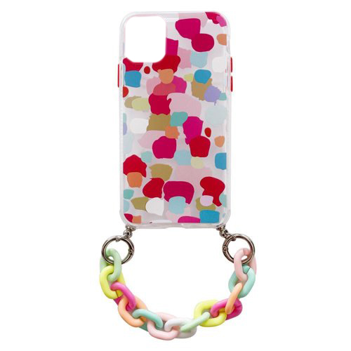 Color-Chain-Case-gel-flexible-elastic-case-cover-with-a-chain-pendant-for-Samsung-Galaxy-A22-5G-multicolour-2- Θήκη Samsung Galaxy A22 5G Σιλικόνης με Αλυσίδα Chain – Πολύχρωμη Εύκαμπτη & Ανθεκτική - Image 1