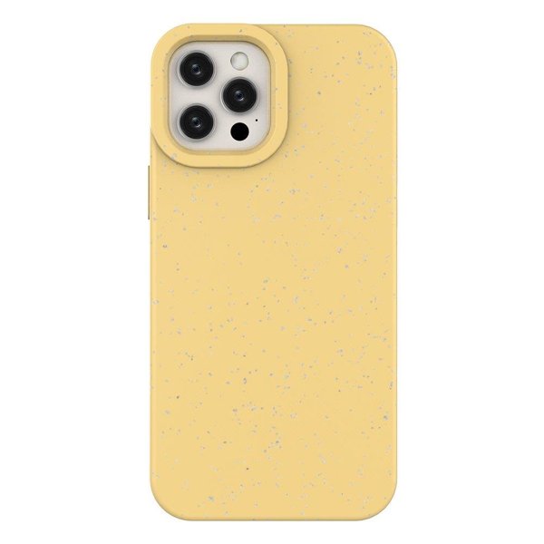 Eco-Case-Case-for-iPhone-12-Pro-Silicone-Cover-Phone-Cover-Yellow-80509_1 Θήκη iPhone 12 Pro Eco Κίτρινο Συνθετική - Image 1
