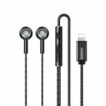 Remax RM-598is In-ear Handsfree με Βύσμα Lightning Μαύρο