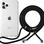 Θήκη iPhone 12 Pro Max Σιλικόνης με Λουράκι Λαιμού Θήκη Σιλικόνης Διάφανο