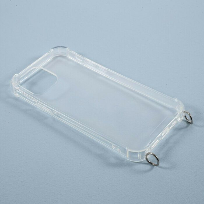 Θήκη iPhone 12 Pro Max Σιλικόνης με Λουράκι Λαιμού Θήκη Σιλικόνης Διάφανο - Image 2