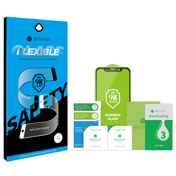 Tempered Glass 5D iPhone 13 mini Μαύρο Nano - Image 2