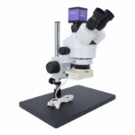 7-45x Trinocular Stereo Microscope Head With 20MP HDMI Camera