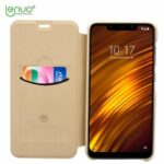 Θήκη Xiaomi Pocophone F1 από PU Δέρμα Χρώμα Χρυσό LENUO Ledream Series - Image 5