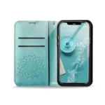 Θήκη Xiaomi Redmi 9AT / Redmi 9A MEZZO mandala Πράσινο Book - Image 7