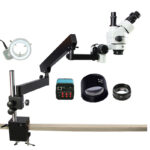 Trinocular Stereo Microscope 3.5X-90X Microscope With 20MP HDMI Camera