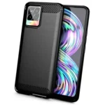 Θήκη Σιλικόνης Μαύρο Realme 8i Carbon