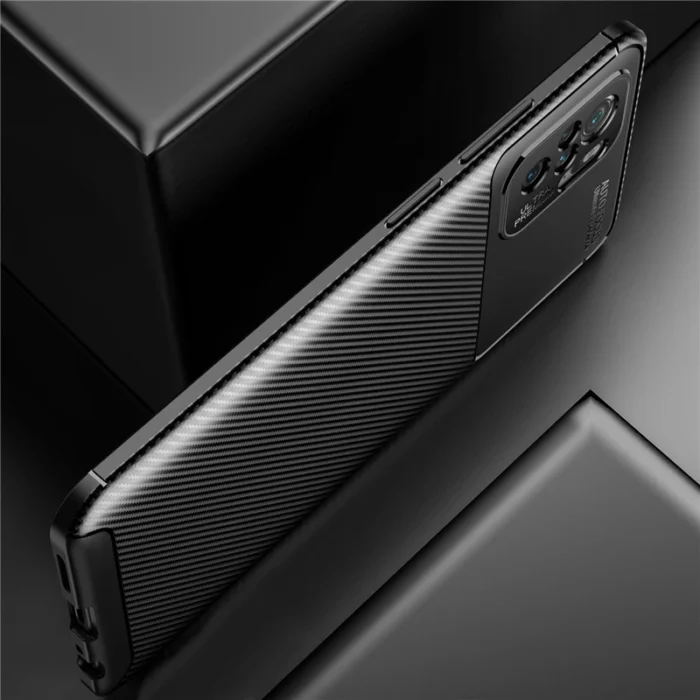 Θήκη Xiaomi RedMi Note 10 4G / RedMi Note 10s Business Μαύρο Carbon - Image 2