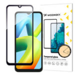 Tempered Glass Full Glue Xiaomi Redmi A1 Redmi A2 Full Screen with Frame Μαύρο Θήκη friendlyw Wozinsky