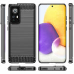 Θήκη Flexible Cover Sleeve Xiaomi 12 / 12X Μαύρο Carbon - Image 5