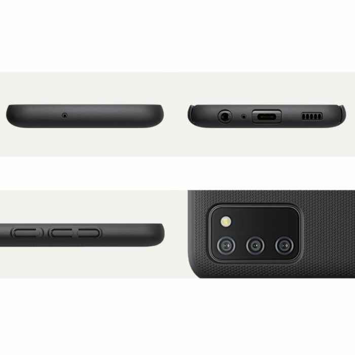 Θήκη + kickstand Samsung Galaxy A02s EU Μαύρο Nillkin Super Frosted Shield - Image 5