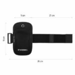 running iPhone Θήκη κινητό armband Μαύρο WABBK1 Wozinsky - Image 2