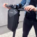 Wozinsky waterproof scooter handlebar bag 4l handlebar bag black (WSB2BK) - Image 2
