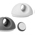 DELOCK Οργανωτής καλωδίων σιλικόνης 18291, 6.5mm, γκρι-λευκό, TPR 6τμχ – Mobit.gr