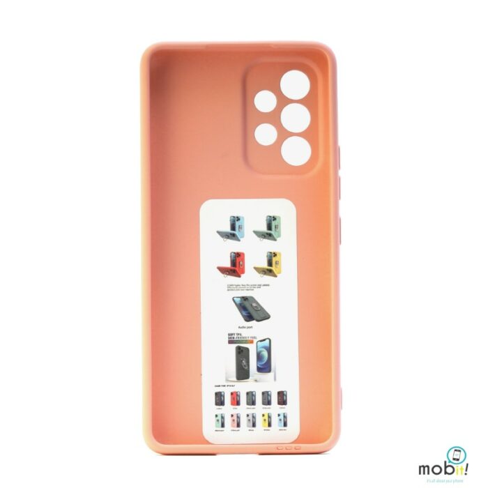 Ring Θήκη Σιλικόνης Finger Grip and Stand Samsung Galaxy A53 5G Ροζ - Image 3