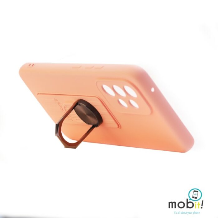 Ring Θήκη Σιλικόνης Finger Grip and Stand Samsung Galaxy A53 5G Ροζ - Image 2