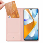Dux Ducis Skin Pro Θήκη Xiaomi Poco C40 Flip Card Wallet Stand Ροζ - Image 2