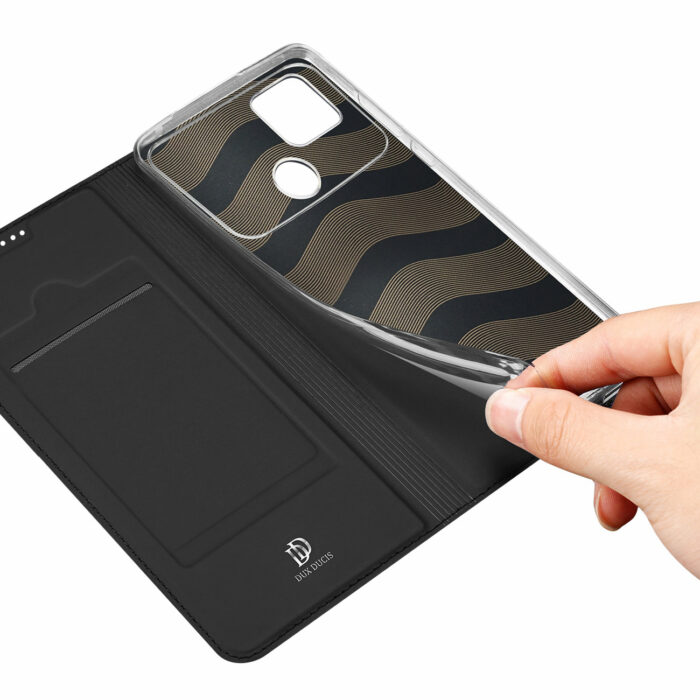 Dux Ducis Skin Pro Θήκη Xiaomi Poco C40 cover with flip card wallet stand Μαύρο - Image 7