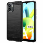 Θήκη Xiaomi Redmi A1 / Redmi A2 Σιλικόνης Μαύρο Carbon
