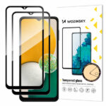 Set of 2x Tempered Glass Full Glue Samsung Galaxy A13 5G / A23 / A23 5G Μαύρο Wozinsky