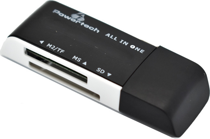 20190509152939_powertech_pt_161 Powertech Card Reader USB 2.0 για SD/microSD/MemoryStick - Image 1
