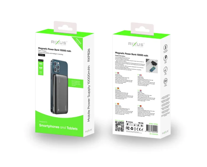 Rixus Magnetic Powerbank  iPhone 11/12/13/14  10.000 mAh - Image 2