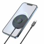 HOCO wirelles charger 3in1 15W support MagSafe charging Delight CW41 black - Image 3