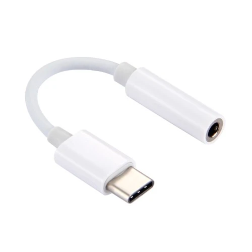 CAB-UC029 POWERTECH καλώδιο USB-C σε 3.5mm θηλυκό CAB-UC029, CM119B, λευκό - Image 1