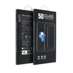 Tempered Glass 5D Full Glue iPhone 15 Pro Max Μαύρο