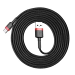 BASEUS cable Cafule Type C 2A CATKLF-C91 2m Red Black