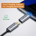 CABLETIME αντάπτορας OTG Micro USB σε USB Type-C C160, γκρι - Image 3