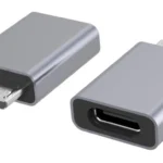 POWERTECH αντάπτορας USB 3.0 Micro B σε USB-C θηλυκό PTH-067, γκρι