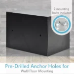 POWERTECH Χρηματοκιβώτιο ασφαλείας SB-17E, 3-8 ψηφίων, 17x23x17cm - Image 6