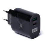 Wozinsky small 65W GaN charger with USB ports, USB supports fast charging black (WWCGM1) - Image 2