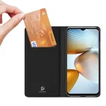 Dux Ducis Skin Pro Θήκη Xiaomi Redmi Note 11E / Redmi 10 5G / Redmi 10 Prime+ 5G / Poco M4 5G Cover Flip Card Wallet Stand Μαύρο – Mobit.gr
