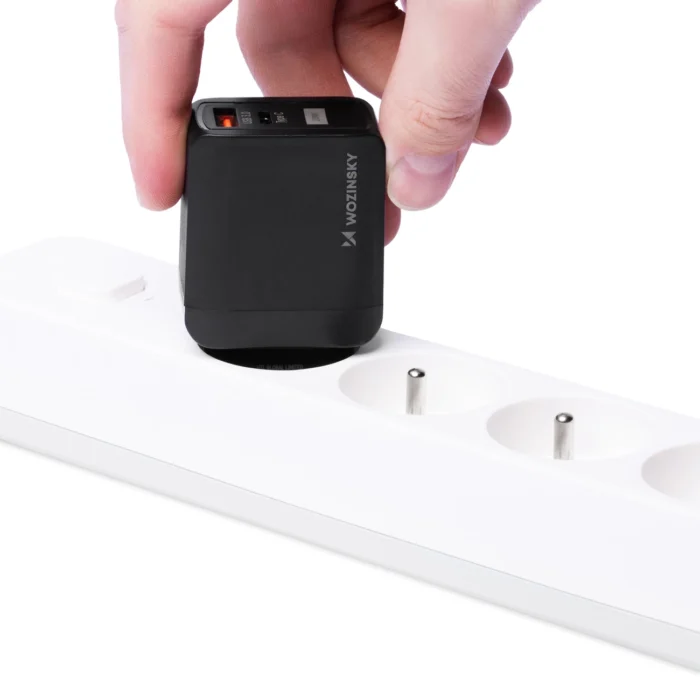Wozinsky USB charger with 2 ports (USB, USB C) 20 W black - Image 5