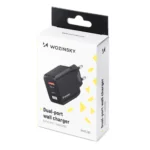 Wozinsky USB charger with 2 ports (USB, USB C) 20 W black - Image 6