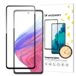 Tempered Glass Full Glue Samsung Galaxy A54 5G Full Screen Tempered Glass with Μαύρο Frame Wozinsky