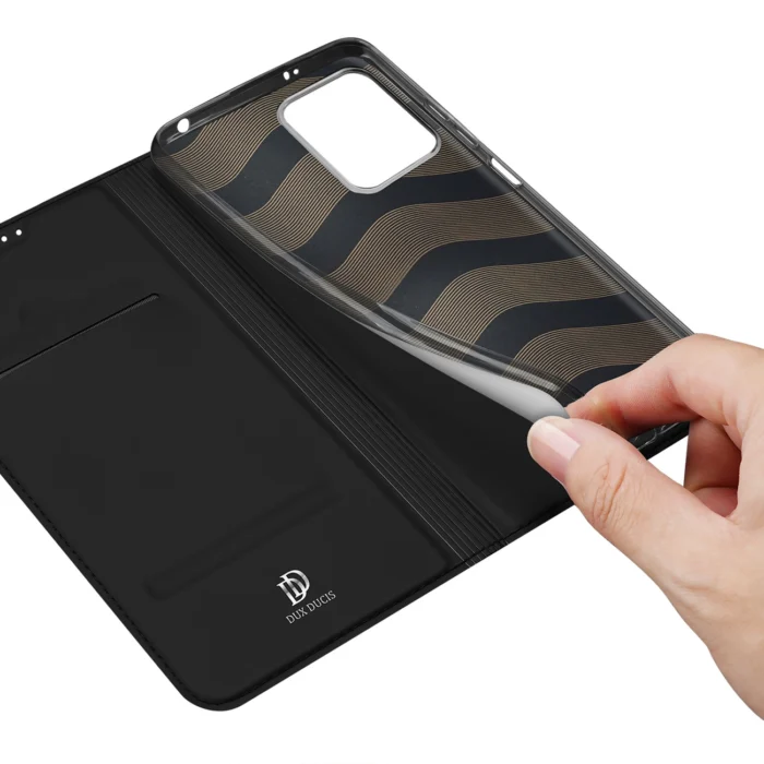 Dux Ducis Skin Pro Θήκη Xiaomi Redmi Note 12 5G / Poco X5 5G Cover Flip Card Wallet Stand Μαύρο - Image 8