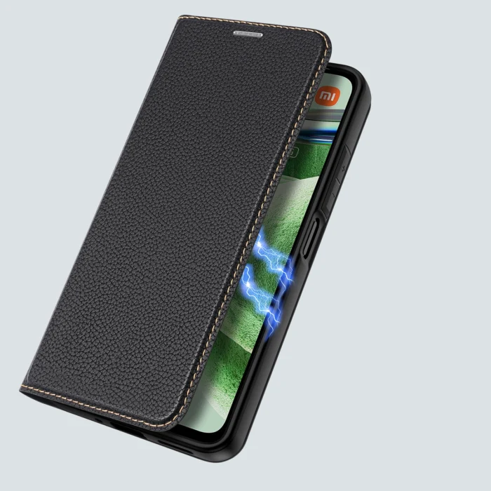Dux Ducis Skin X2 Θήκη Xiaomi Redmi Note 12 5G / Poco X5 5G Cover Stand Μαύρο Flip Wallet - Image 7