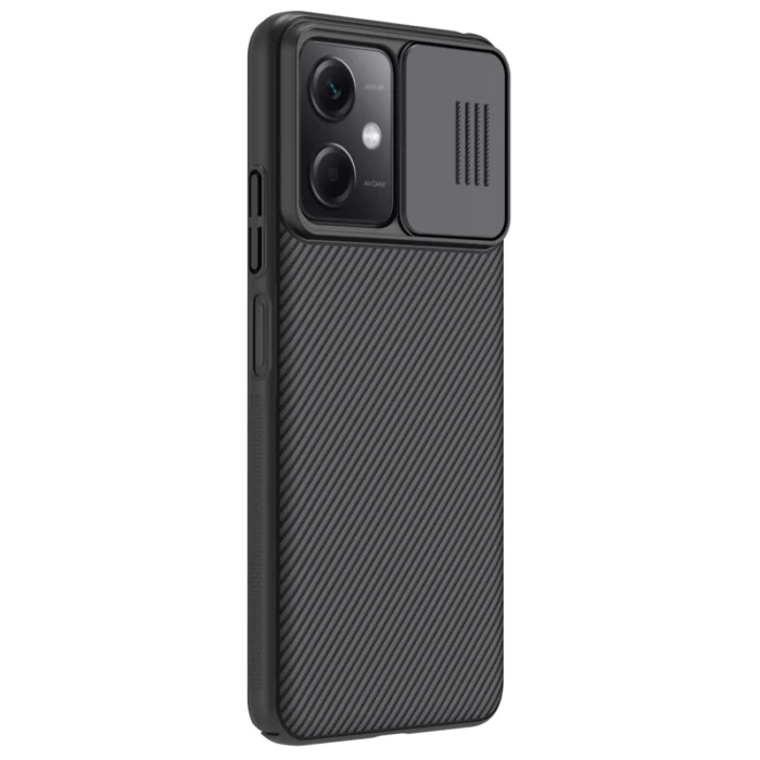 Nillkin Camshield Θήκη Xiaomi Redmi Note 12 5G / Poco X5 5G Cover with Camera Protector Μαύρο - Image 5