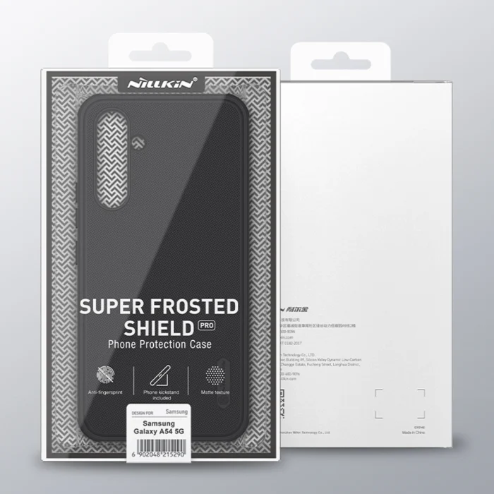 Pro Θήκη Samsung Galaxy A54 5G Armor Θήκη + iPhone Stand Μαύρο Nillkin Super Frosted Shield - Image 6