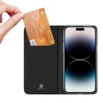 Dux Ducis Skin Pro Wallet Θήκη iPhone 15 Pro Max - Μαύρο