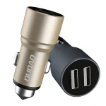 Dudao car charger 2x USB 3.1A gray (R5 gray) – Mobit.gr