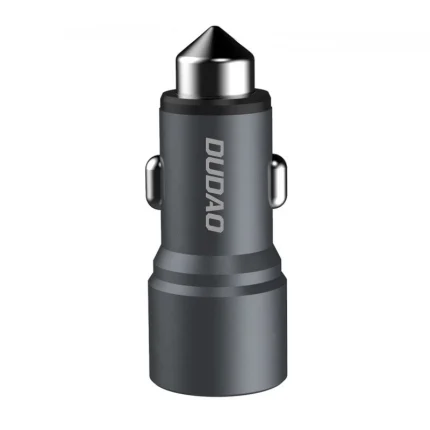 Dudao car charger 2x USB 3.1A gray (R5 gray) – Mobit.gr