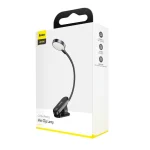 Baseus mini lamp LED lamp with clip gray (DGRAD-0G) – Mobit.gr