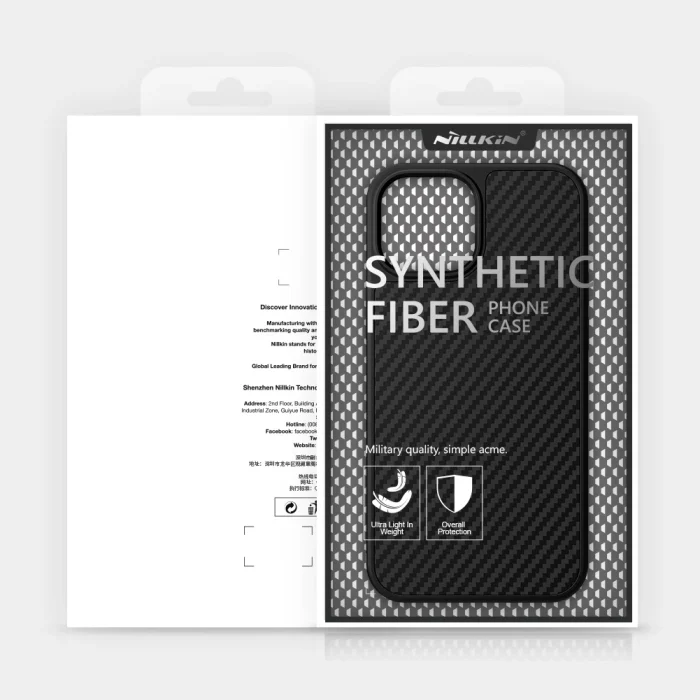 Nillkin Synthetic Fiber Θήκη iPhone 13 Μαύρο Carbon – Mobit.gr