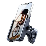 Wozinsky metal bicycle phone holder, scooters black (WBHBK3) – Mobit.gr