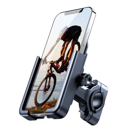 Wozinsky metal bicycle phone holder, scooters black (WBHBK3) – Mobit.gr