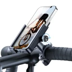 Wozinsky metal bicycle phone holder, scooters black (WBHBK3) – Mobit.gr